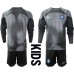 Brazilië Keeper Babykleding Thuisshirt Kinderen WK 2022 Lange Mouwen (+ korte broeken)